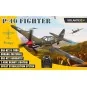 V761-13-Avion P40 Warhawk 400mm avec stabilisateur de vol RTF Volantex - V761-13