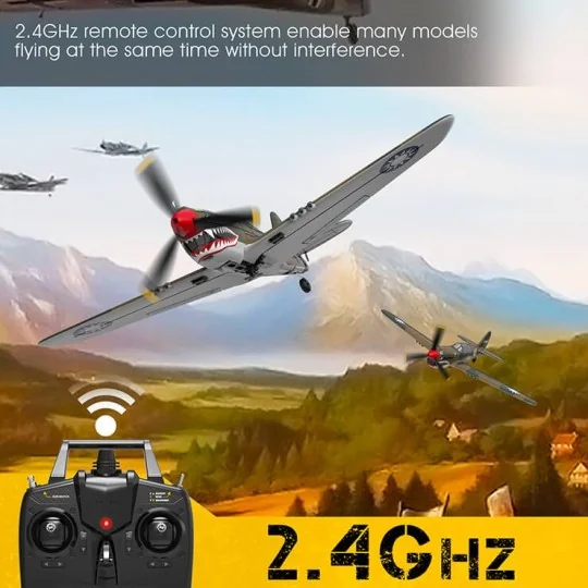 P40 Warhawk 400mm aircraft with RTF Volantex flight stabilizer Volantex V761-13 - 3 V761-13-P40 Warhawk 400mm aircraft with RTF Volantex flight stabilizer - V761-13