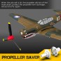 V761-13-Avion P40 Warhawk 400mm avec stabilisateur de vol RTF Volantex