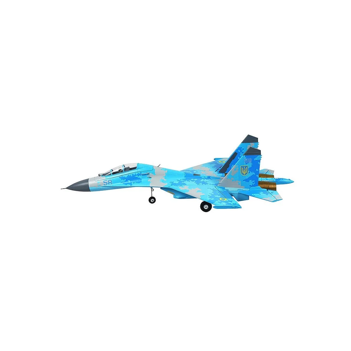 Jet EDF SU-27 Bi-Turbine 50mm env. 750mm PNP XFly XF109P-C - 4