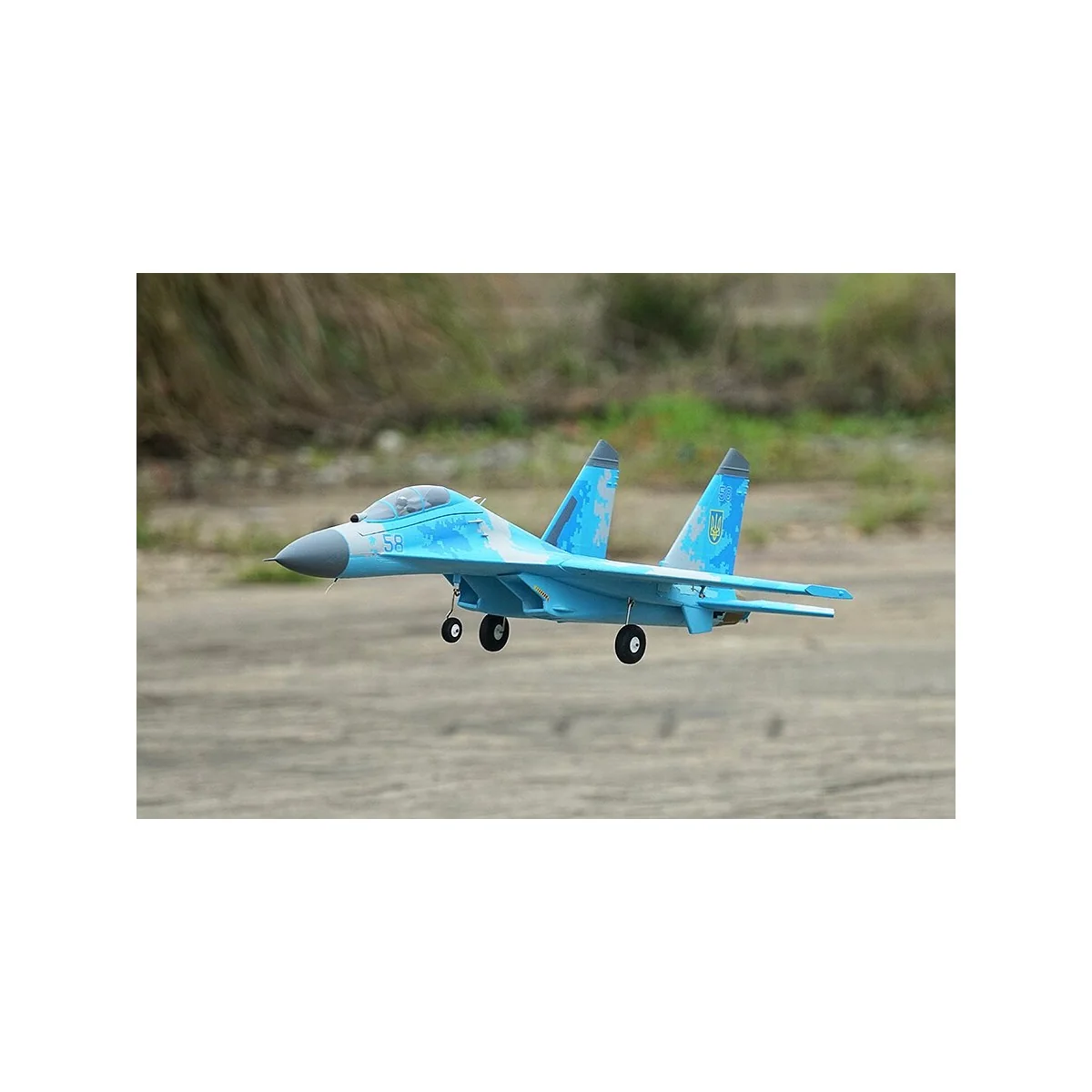 Jet EDF SU-27 Bi-Turbine 50mm env. 750mm PNP XFly XF109P-C - 8