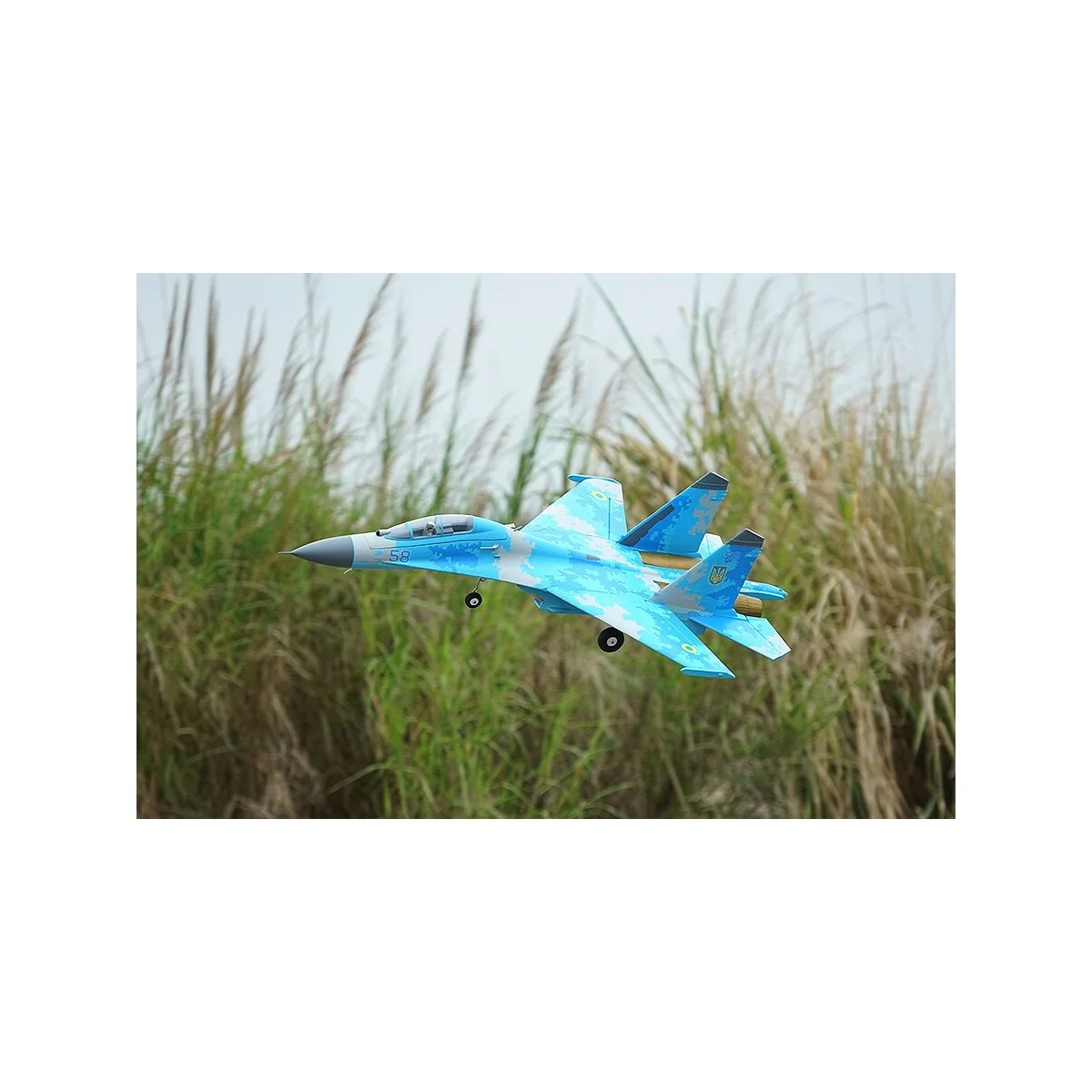 EDF SÜ-27 Bi-Turbine Jet 50mm approx. 750mm PNP XFly  XF109P-C - 9