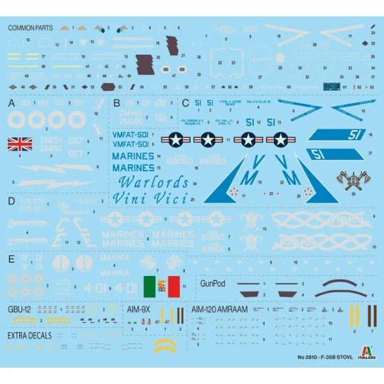 I2810-F-35B Lightning II 1/48 Italeri