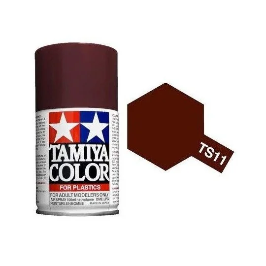 Paint bomb bright Brown TS11 Tamiya - 85011 85011-Tamiya TS11 Gloss Brown Spray Paint - 85011