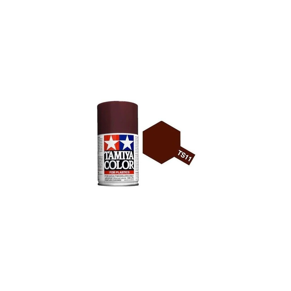 Peinture bombe Marron brillant TS11 Tamiya Tamiya 85011 - 1