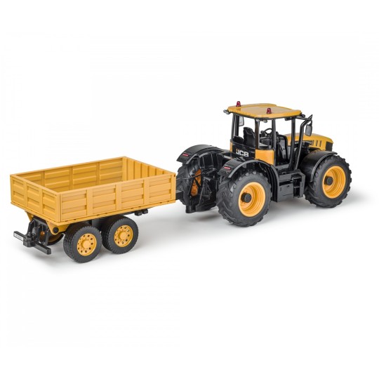 500907654-JCB tractor with trailer 1/16 RTR Carson