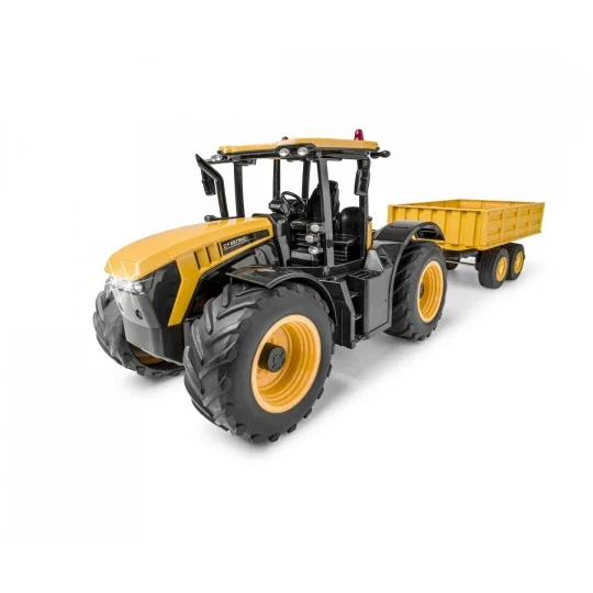 500907654-JCB tractor with trailer 1/16 RTR Carson - 500907654