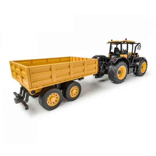 500907654-JCB tractor with trailer 1/16 RTR Carson - 500907654