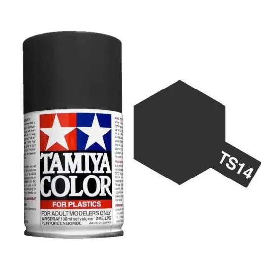85014-Tamiya TS14 Gloss Black Spray Paint - 85014