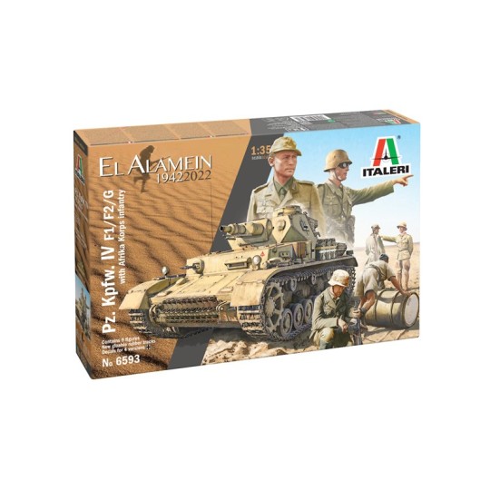 I6593-Panzer IV F1/F2/G Afrika Korps 1/35 Italeri tank