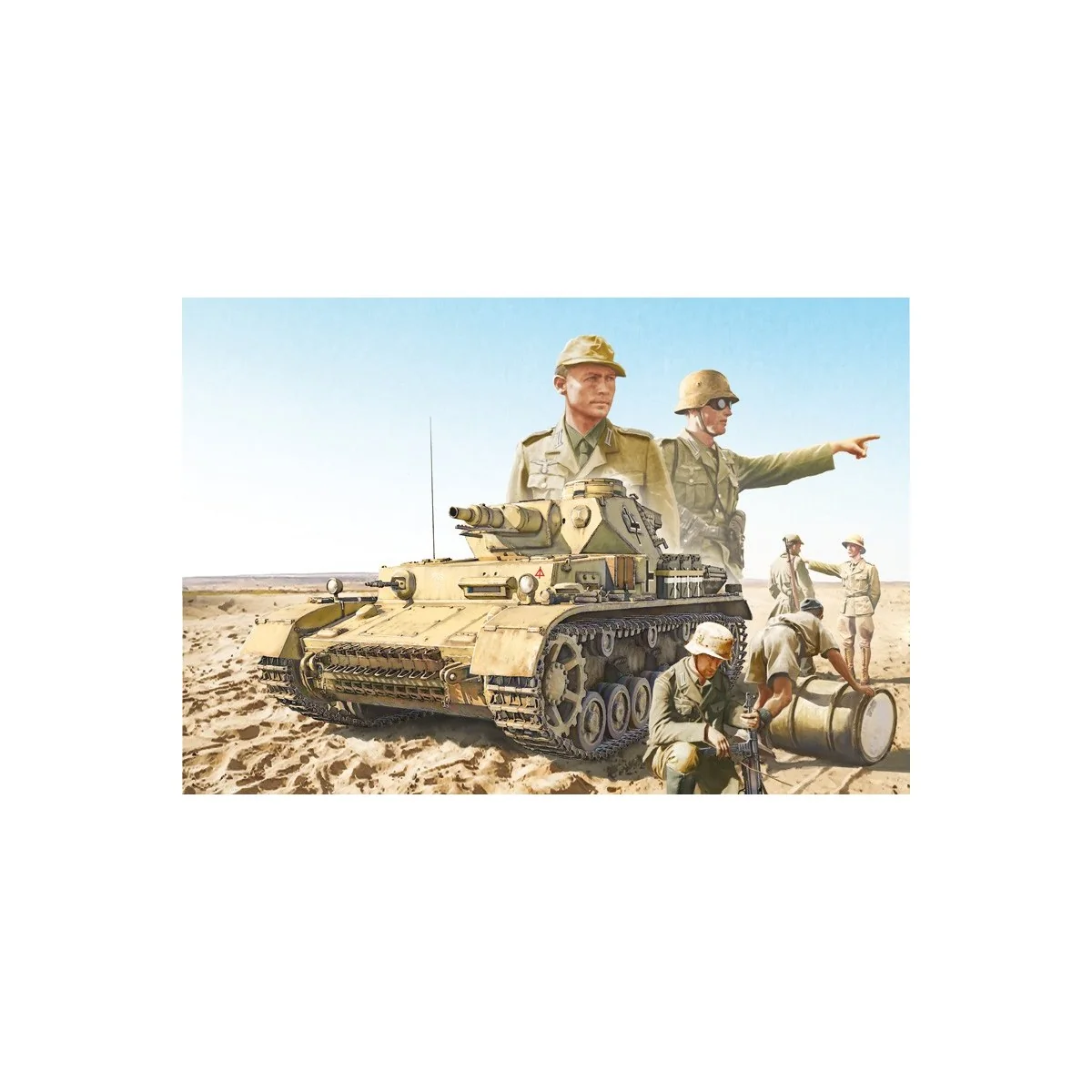 Panzer IV F1/F2/G Afrika Korps 1/35 Italeri tank Italeri I6593 - 1