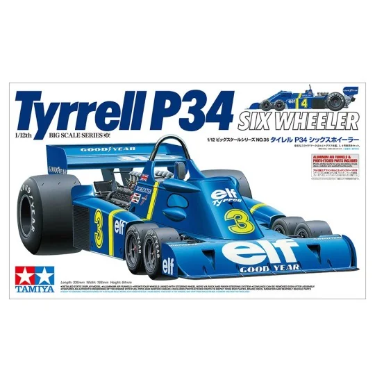 12036-Tyrrell P34 Six Wheeler 1/12 Tamiya - 12036