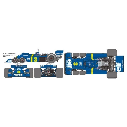 12036-Tyrrell P34 Six Wheeler 1/12 Tamiya - 12036