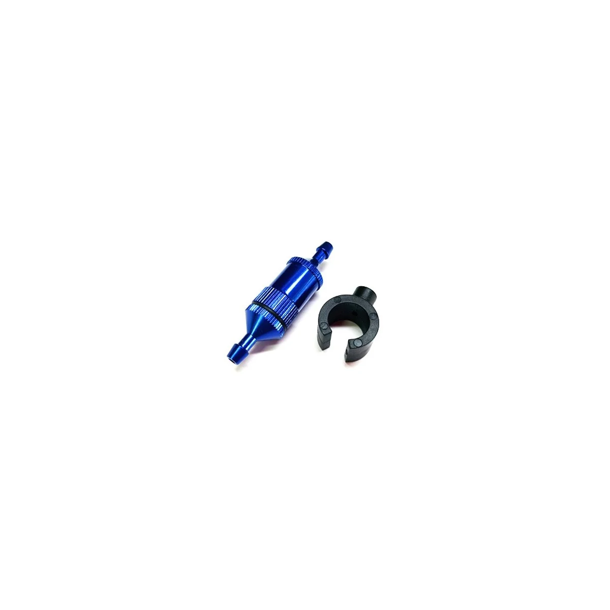 Blue aluminum car fuel filter + T2M stand T2M T4960/129 - 1