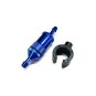 Filtre à essence voiture alu bleu + support T2M T2M T4960/129 - 1 T4960/129-Filtre à essence voiture alu bleu + support T2M - T4960/129