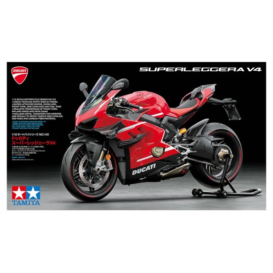 14140-Motorcycle Ducati Superleggera V4 1/12 Tamiya