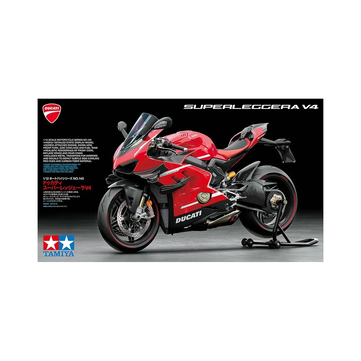 Moto Ducati Superleggera V4 1/12 Tamiya Tamiya 14140 - 2 Moto Ducati Superleggera V4 1/12 Tamiya Tamiya 14140 - 2