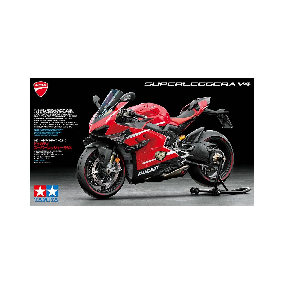 Motorcycle Ducati Superleggera V4 1/12 Tamiya Tamiya 14140 - 2