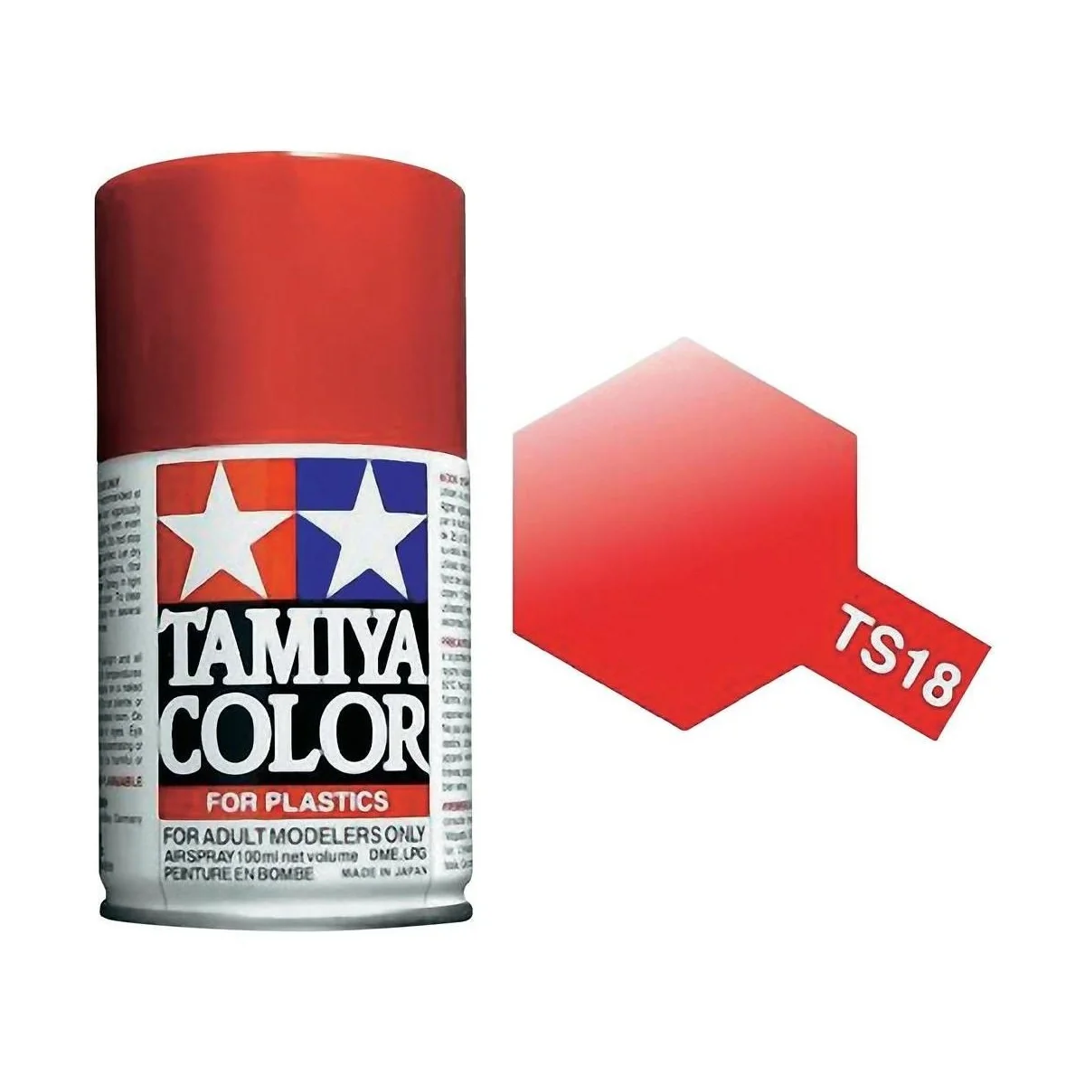 Paint bomb red shiny Metal TS18 Tamiya - 85018 Paint bomb red shiny Metal TS18 Tamiya - 85018