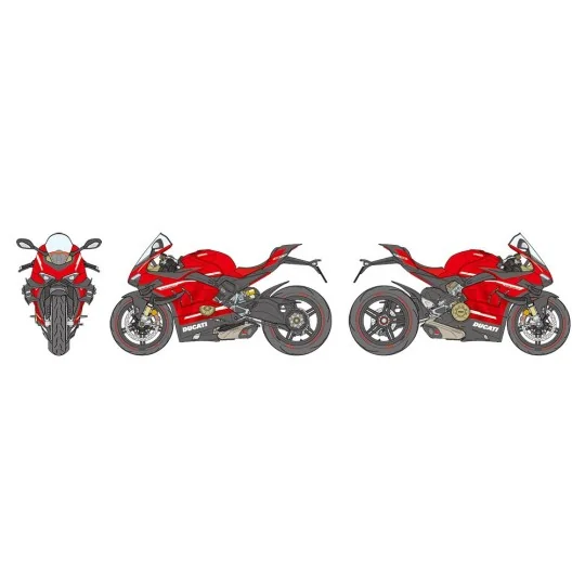 Moto Ducati Superleggera V4 1/12 Tamiya Tamiya 14140 - 17 14140-Moto Ducati Superleggera V4 1/12 Tamiya - 14140