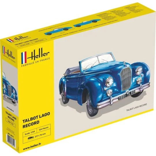 Talbot Lago Record 1/24 Heller Heller HEL-80711 - 1 HEL-80711-Talbot Lago Record 1/24 Heller - HEL-80711