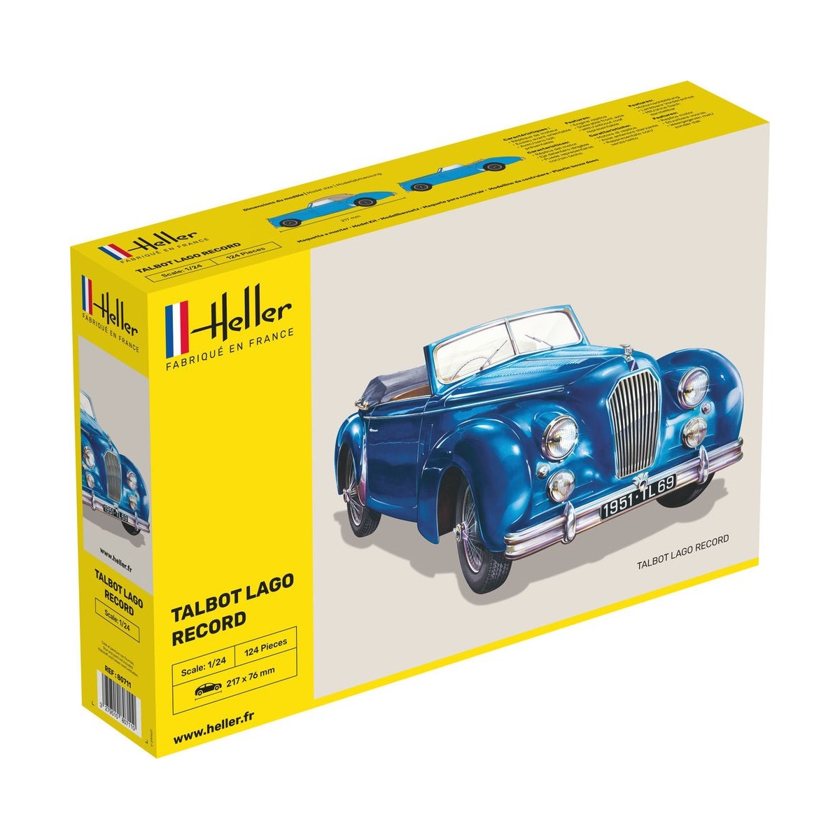 Talbot Lago Record 1/24 Heller Heller HEL-80711 - 1