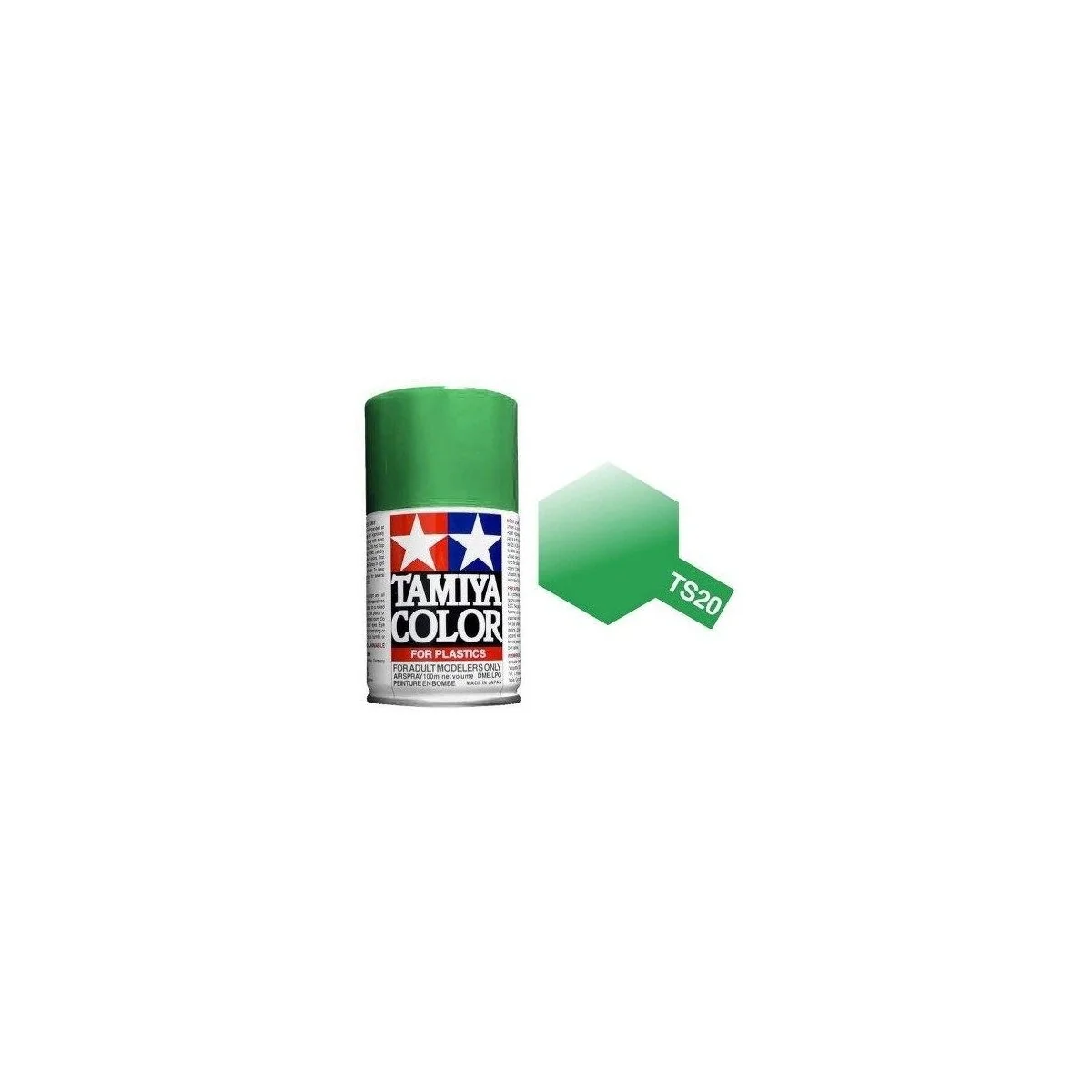Paint bomb green shiny Metal TS20 Tamiya - 85020 Paint bomb green shiny Metal TS20 Tamiya - 85020