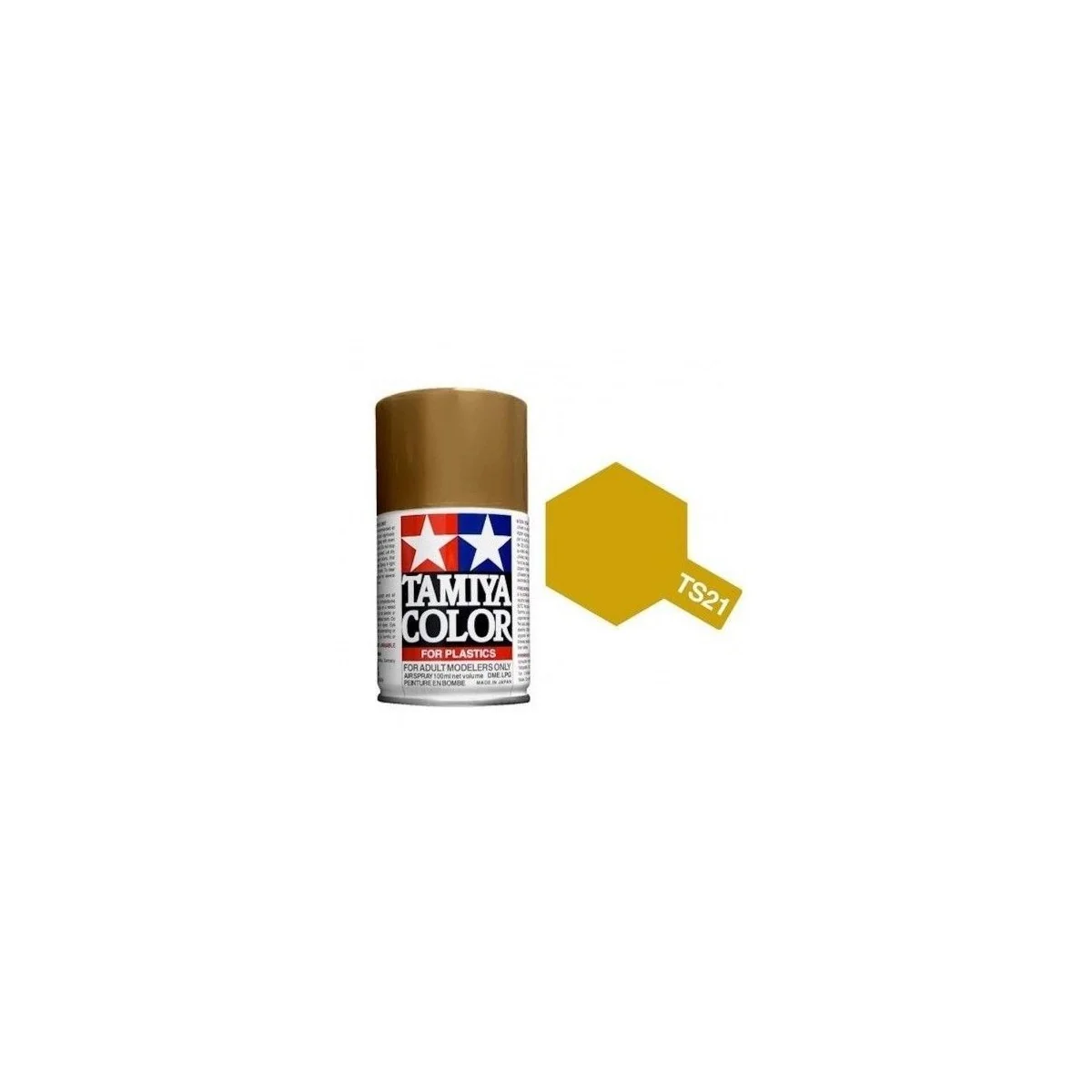 Peinture bombe Doré brillant TS21 Tamiya Tamiya 85021 - 1