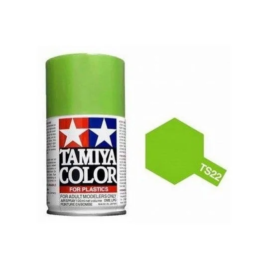 85022-Tamiya TS22 Gloss Light Green Spray Paint - 85022