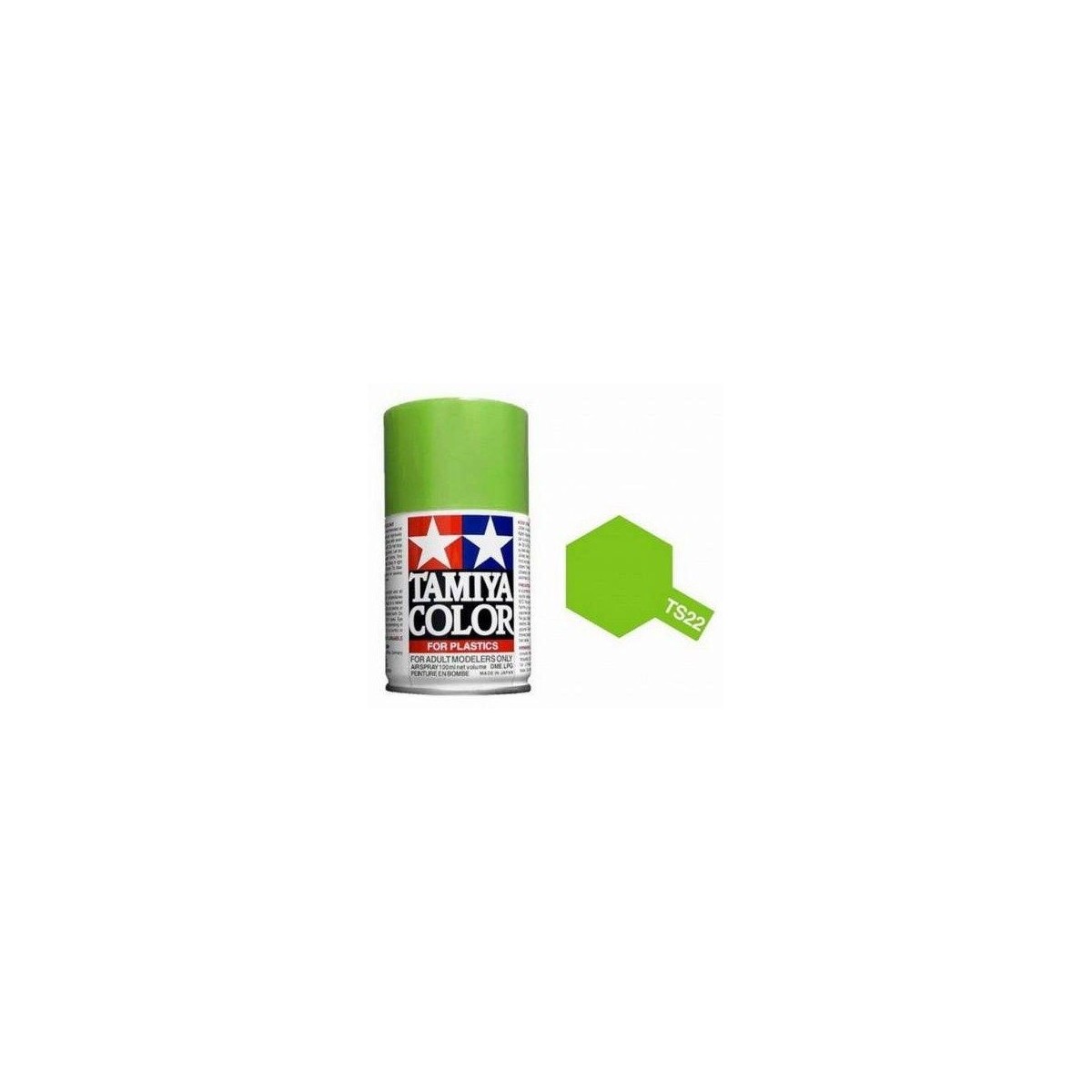 Peinture bombe Vert Clair brillant TS22 Tamiya Tamiya 85022 - 1