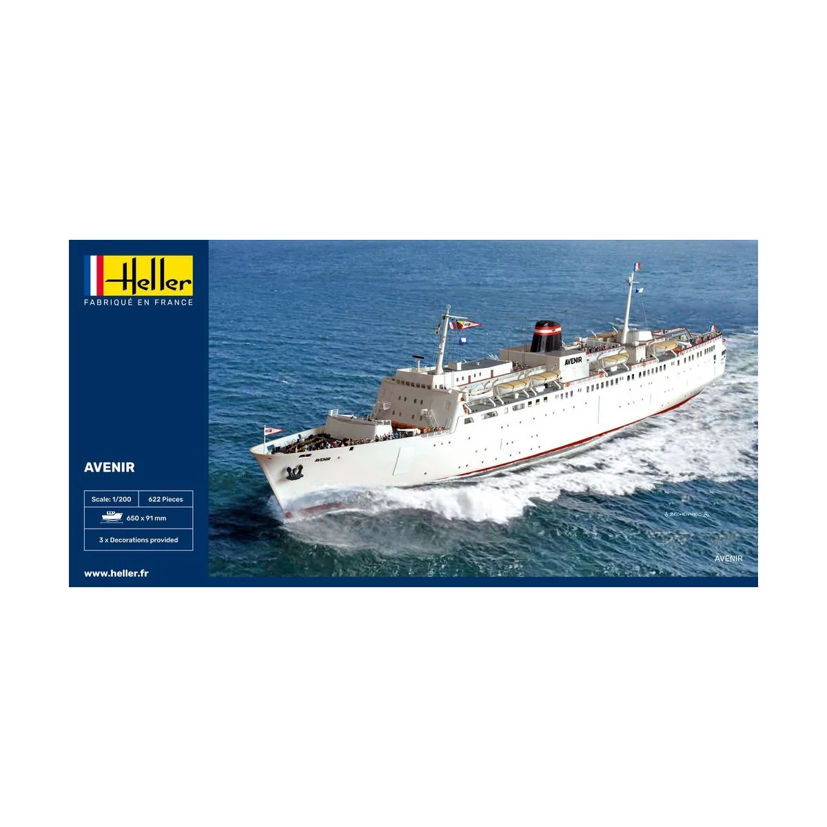 Boat Avenir 1/200 Heller Heller 80625 - 2 Boat Avenir 1/200 Heller Heller 80625 - 2