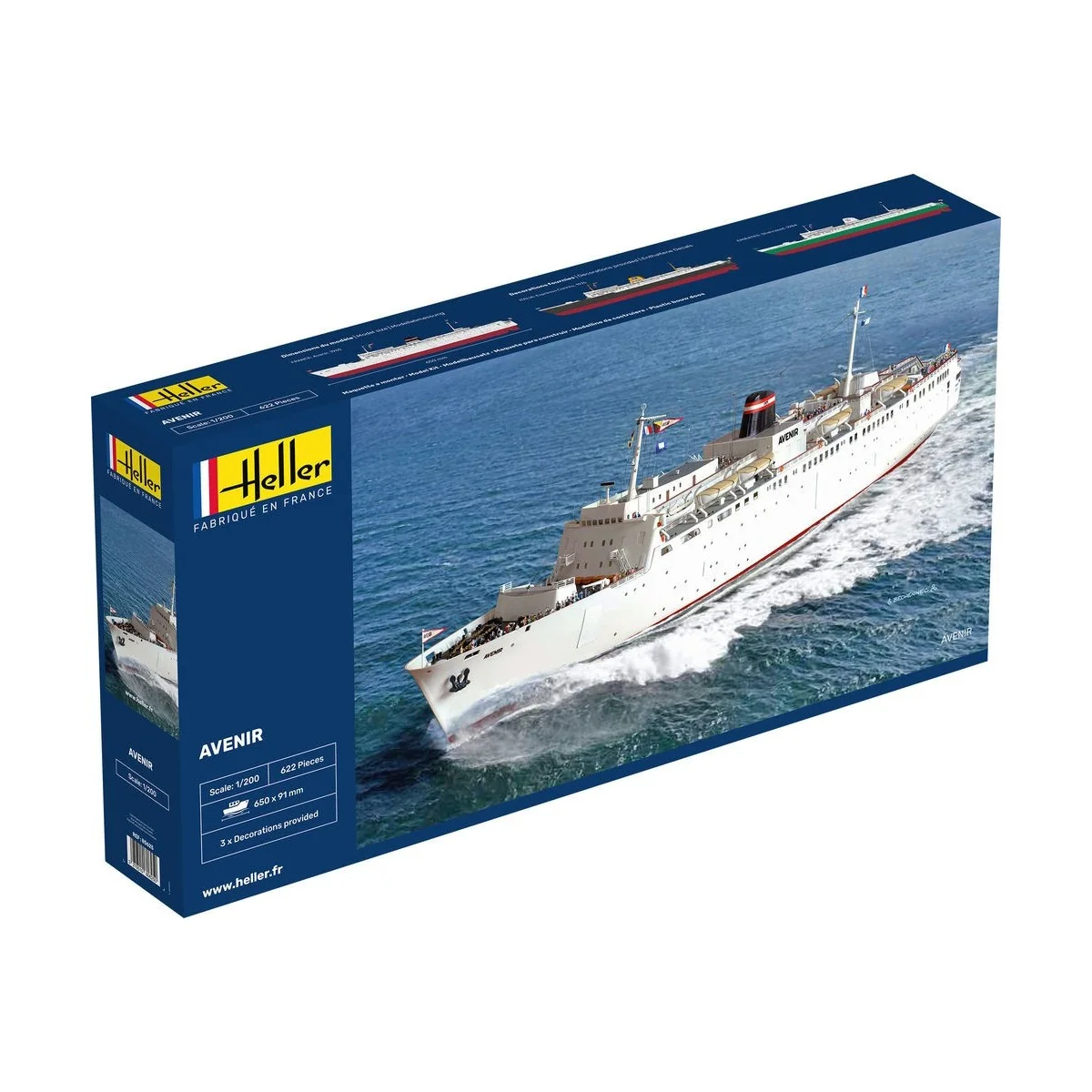 Boat Avenir 1/200 Heller Heller 80625 - 1 Boat Avenir 1/200 Heller Heller 80625 - 1