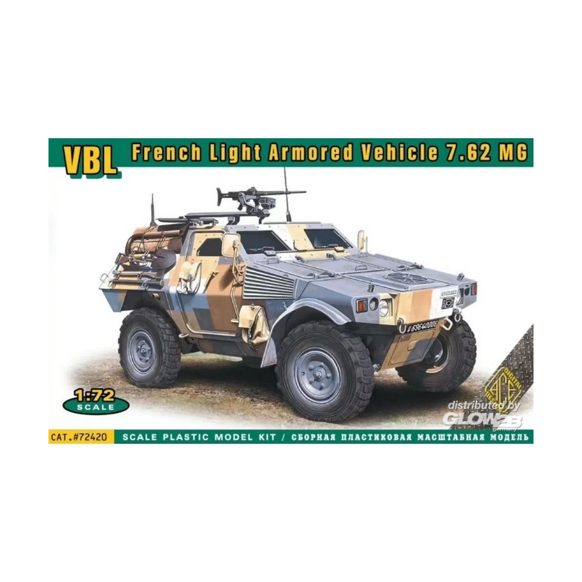 Véhicule Blindé léger VBL 7.62MG 1/72 ACE 72420 - 1 Véhicule Blindé léger VBL 7.62MG 1/72 ACE 72420 - 1