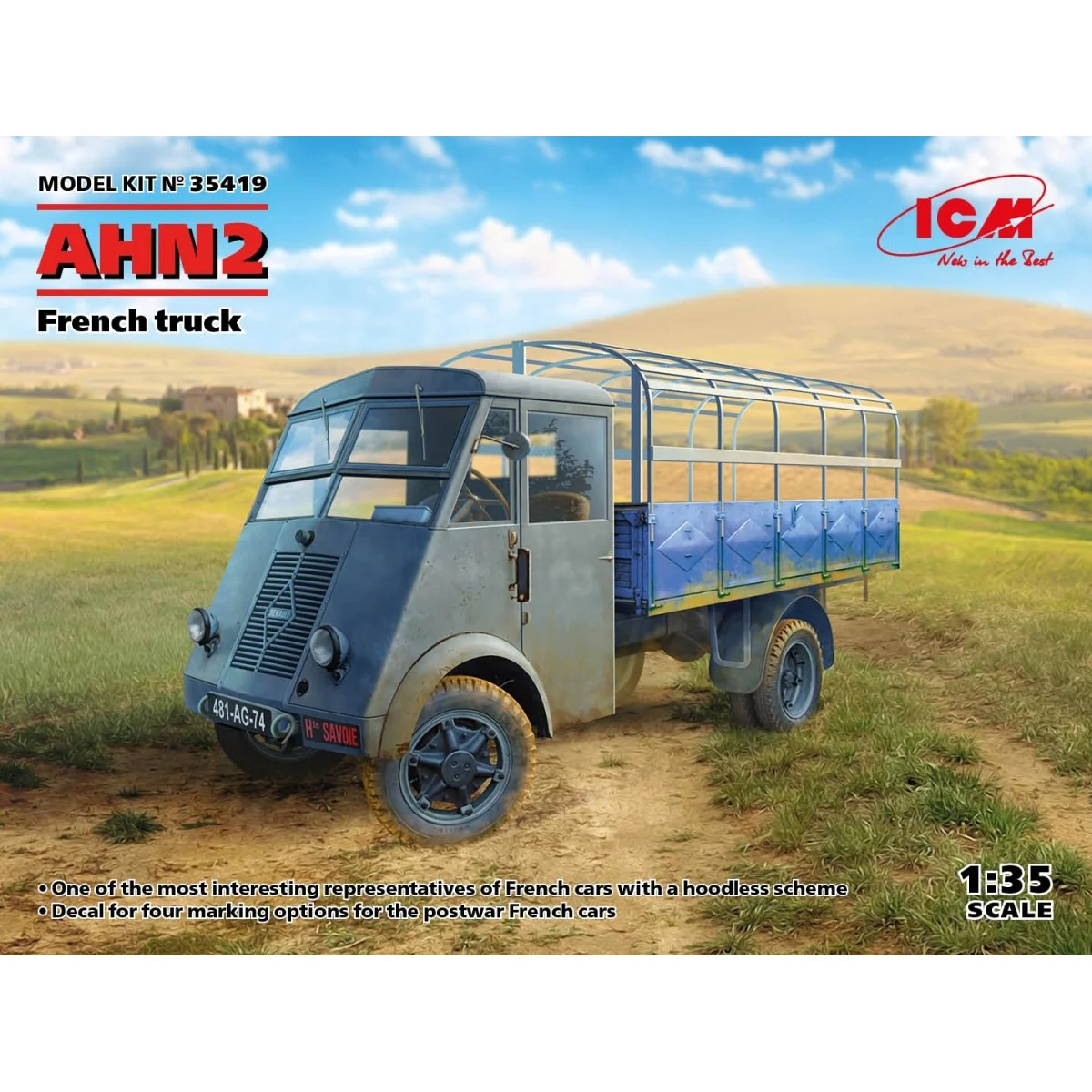 Renault AHN2 truck, Haute-Savoie 1/35 ICM 35419 - 1 Renault AHN2 truck, Haute-Savoie 1/35 ICM 35419 - 1