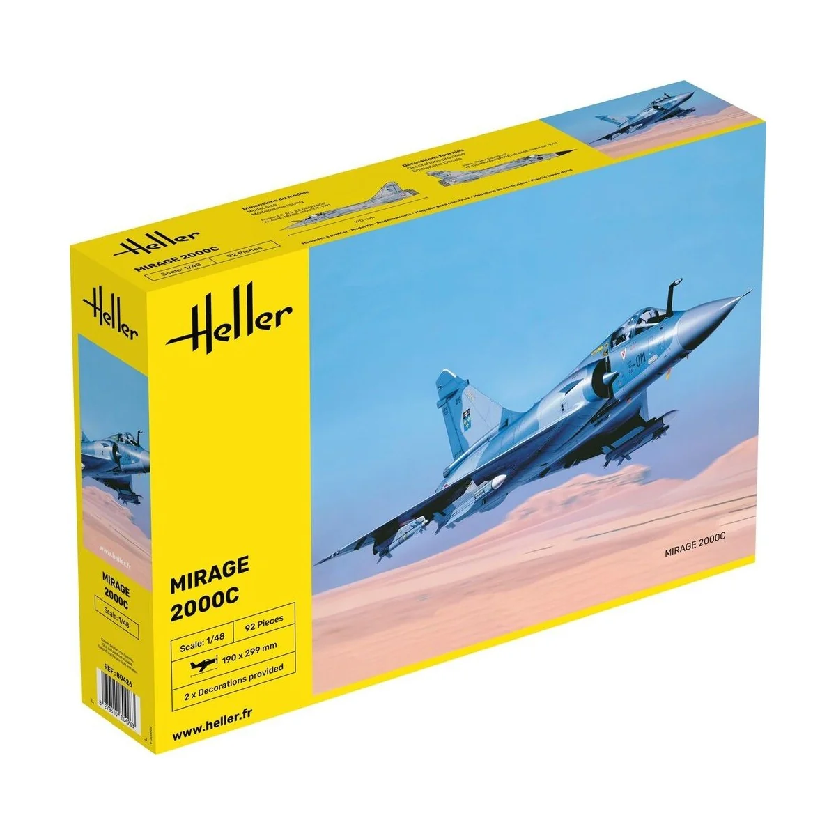 Mirage 2000 C 1/48 Heller Heller HEL-80426 - 1 Mirage 2000 C 1/48 Heller Heller HEL-80426 - 1