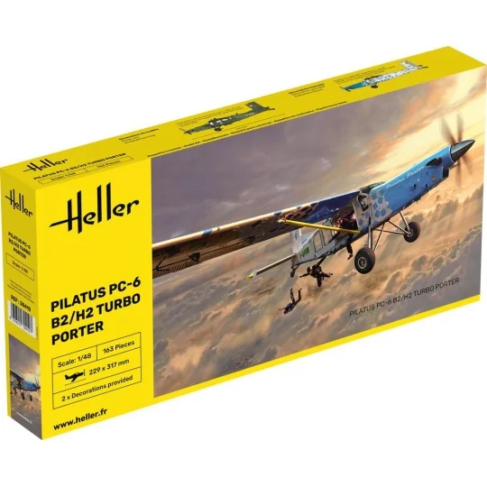 Pilatus PC-6 B2/H2 Turbo Porter 1/48 Heller Heller 30410 - 1 HEL-30410-Pilatus PC-6 B2/H2 Turbo Porter 1/48 Heller - HEL-30410