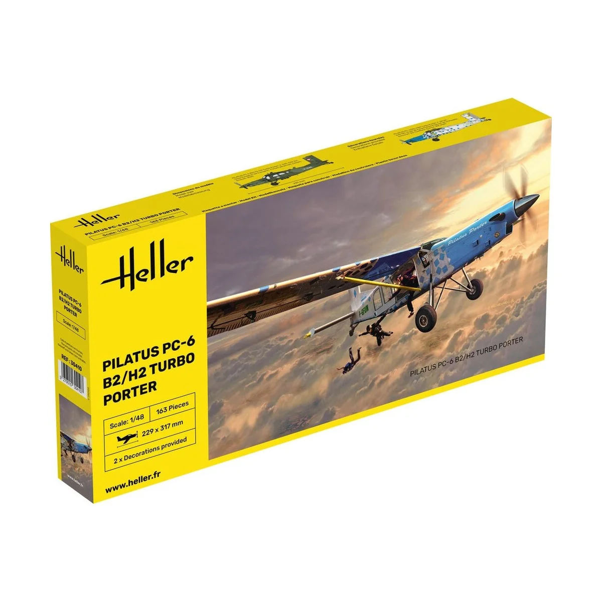 Pilatus PC-6 B2/H2 Turbo Porter 1/48 Heller Heller 30410 - 1 Pilatus PC-6 B2/H2 Turbo Porter 1/48 Heller Heller 30410 - 1