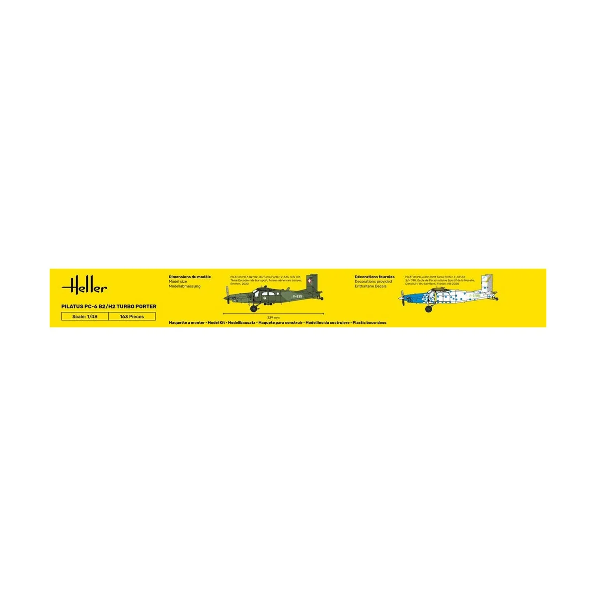 Pilatus PC-6 B2/H2 Turbo Porter 1/48 Heller Heller 30410 - 3