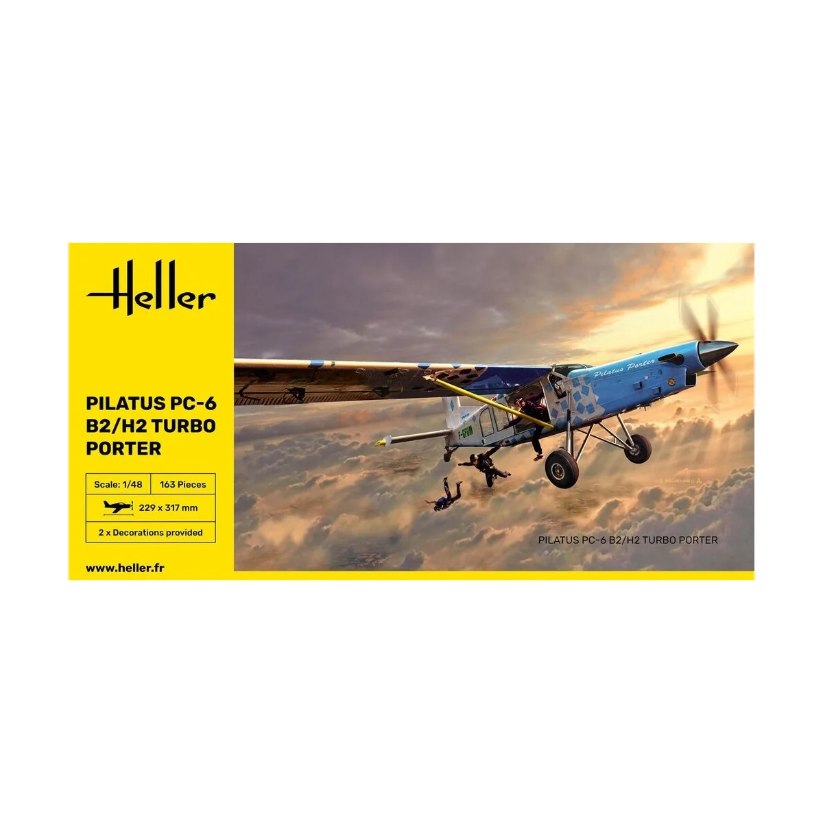 Pilatus PC-6 B2/H2 Turbo Porter 1/48 Heller Heller 30410 - 5 Pilatus PC-6 B2/H2 Turbo Porter 1/48 Heller Heller 30410 - 5