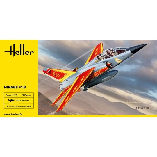 HEL-30319-Mirage F1 1/72 Heller - HEL-30319