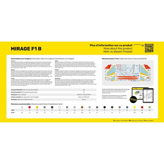 HEL-30319-Mirage F1 1/72 Heller