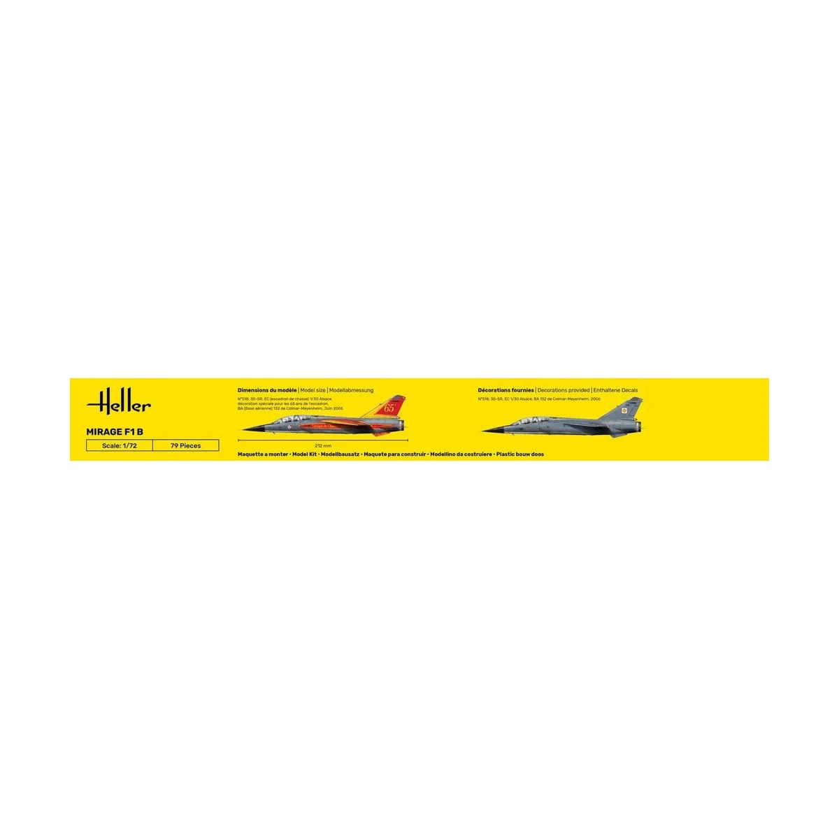 Mirage F1 1/72 Heller Heller 30319 - 3