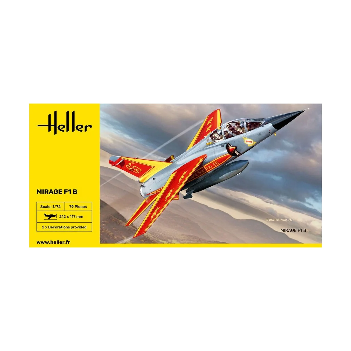 Mirage F1 1/72 Heller Heller 30319 - 5