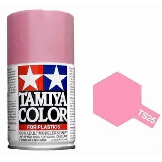 85025-Tamiya TS25 Gloss Pink Spray Paint - 85025