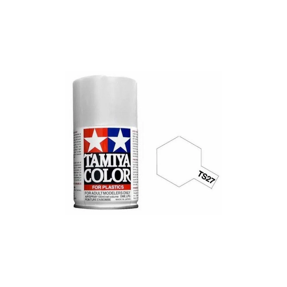 Paint bomb TS27 Tamiya flat white - 85027 Paint bomb TS27 Tamiya flat white - 85027