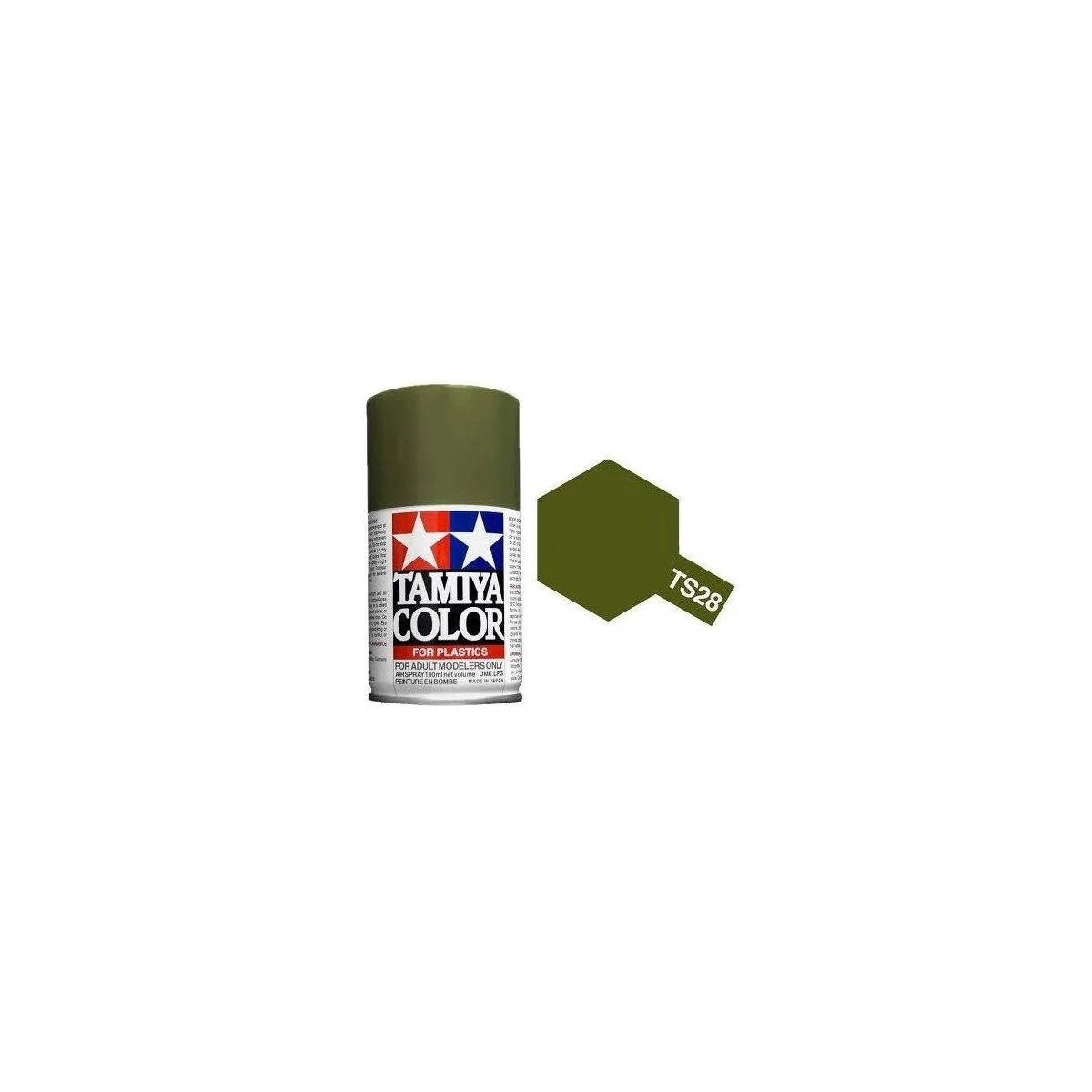 Peinture bombe Vert Olive mat TS28 Tamiya Tamiya 85028 - 1