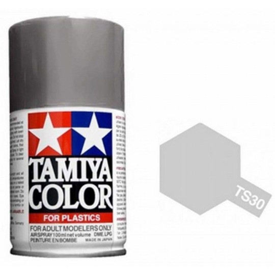 85030-Peinture bombe Argent brillant TS30 Tamiya - 85030
