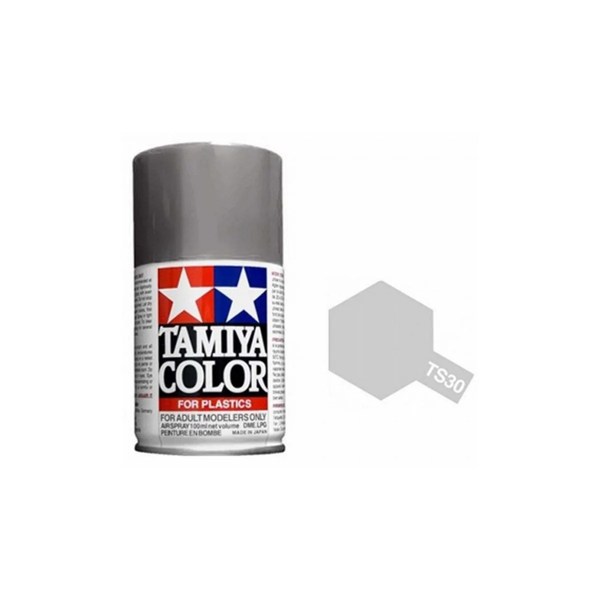 Tamiya TS30 Gloss Silver Spray Paint - 85030 - 85030