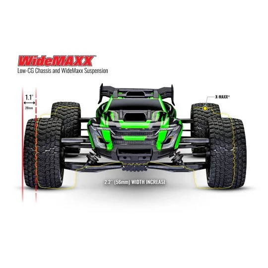 TRX-78086-4-XRT Race Truck 8S sans balais TQi - TSM 1/5 Traxxas