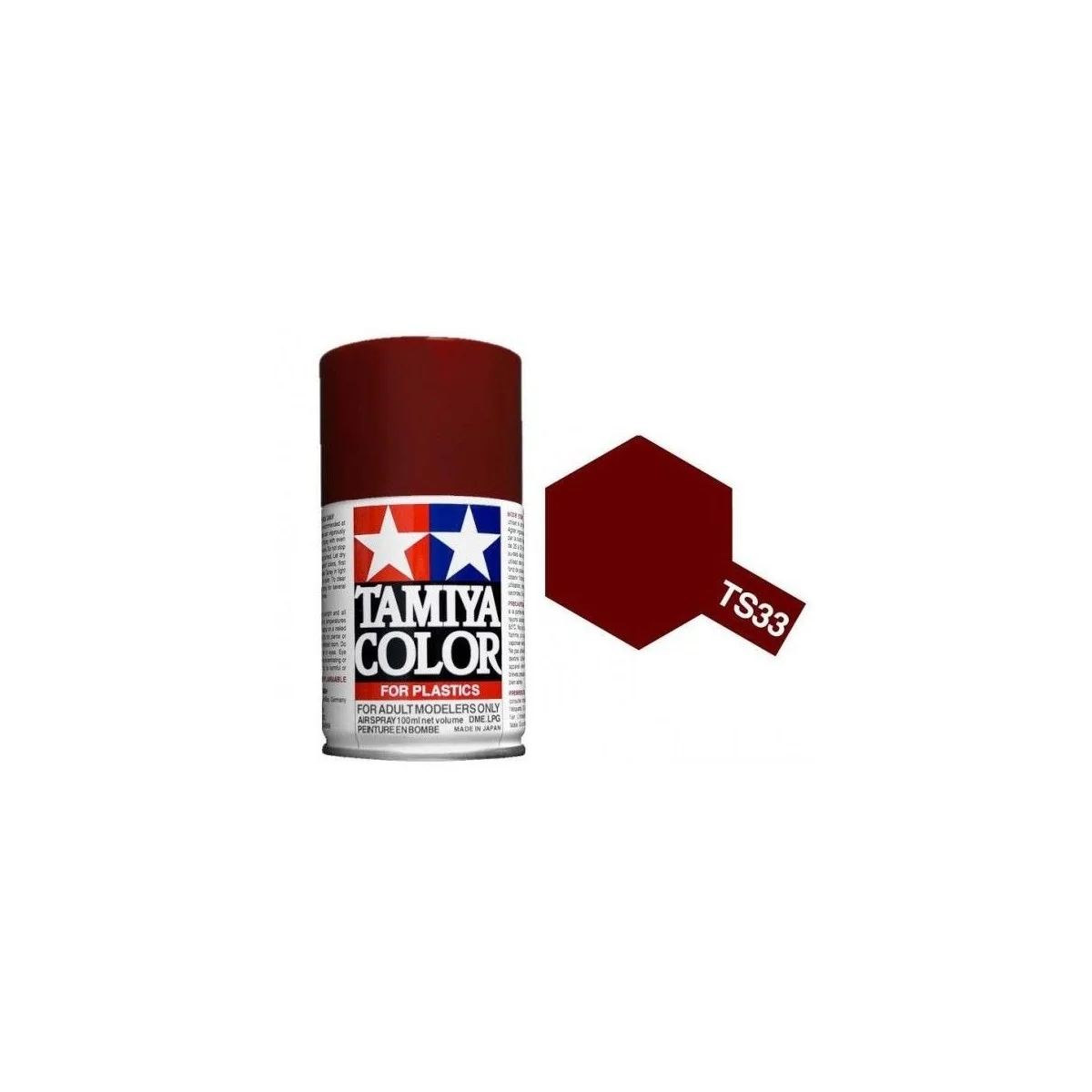 Paint bomb red matte dull TS33 Tamiya - 85033 Paint bomb red matte dull TS33 Tamiya - 85033
